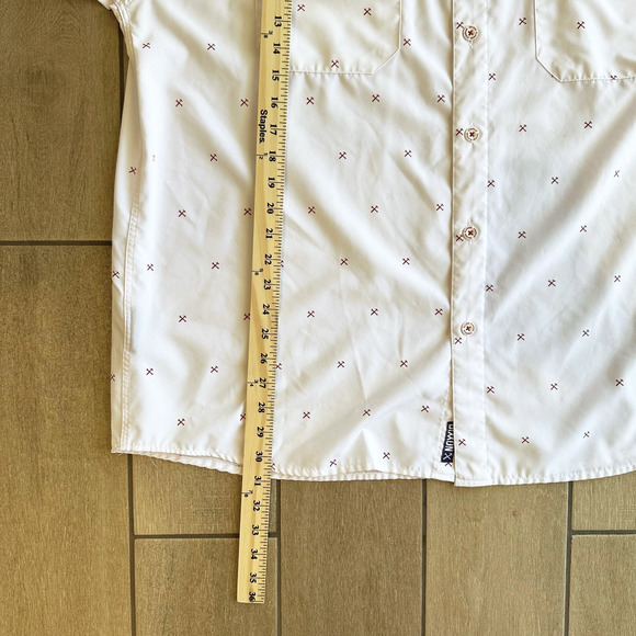 Dixxon Flannel The Chad Button Up Shirt Size 2X Performance Short Sleeve Print - Picture 7 of 7